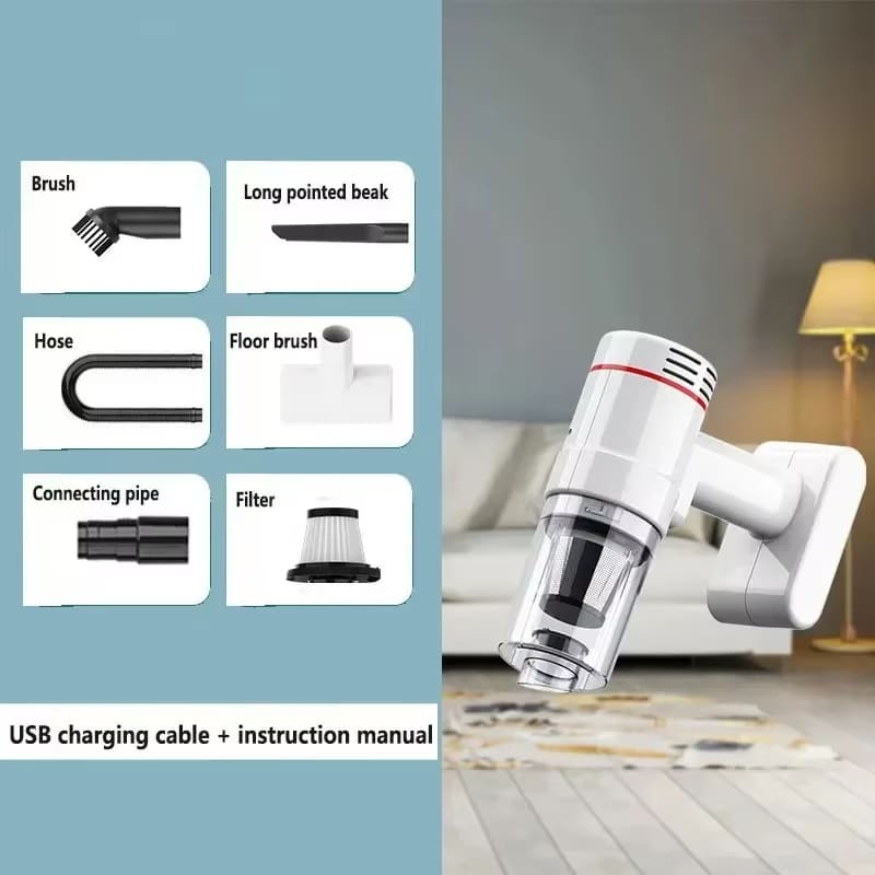 Car Wireless Handheld Vacuum Cleaner Car with Strong Suction Power Wireless High Power Portable Cleaning Robot Household Vacuum Cleaner