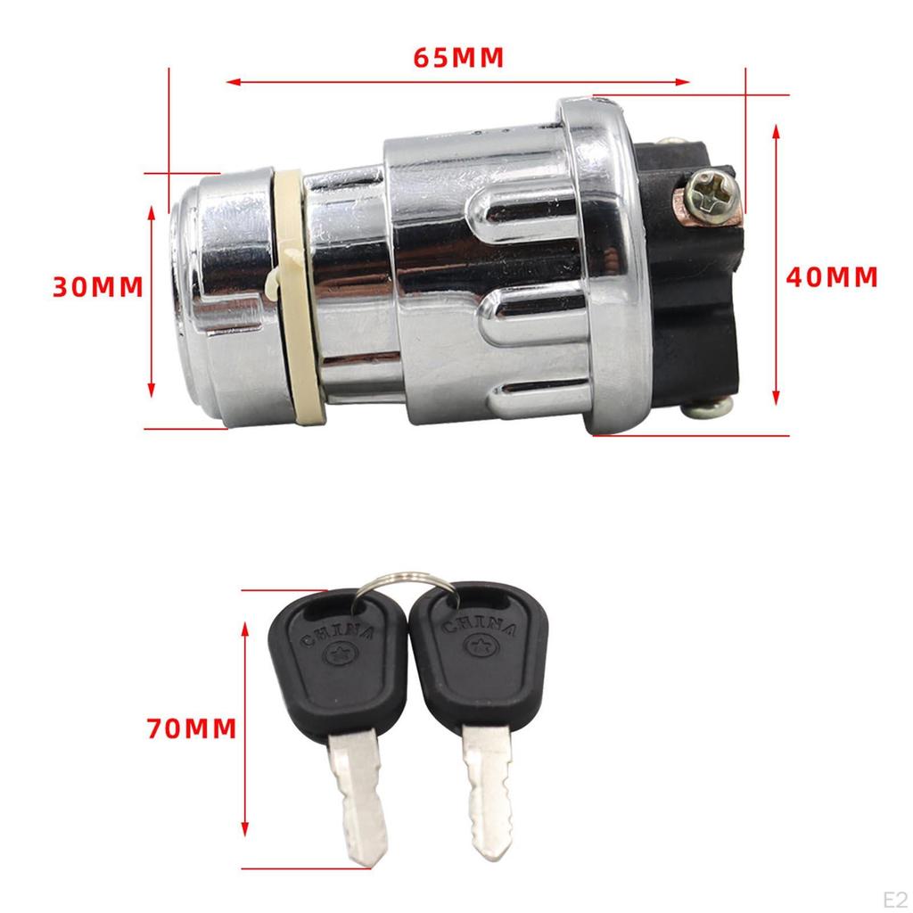 Ignition Switch for Forklift Boats Motorcycle Agricultural Modified Vehicles