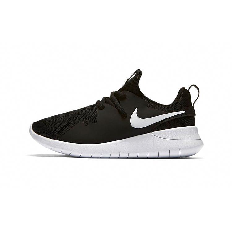 Nike Tessen Mesh Low top Running Shoes Black White Children Aged 3 7 Years Old AH5237-003