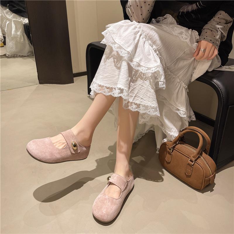 Inner height-increasing slippers for women to wear new thick-soled bag head half slippers with skirt and one pedal slippers