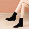  Botas Femininas Women Cute Light Weight Black Comfort Spring & Autumn High Heel Boots Lady Classic Winter Shoes Ab541
