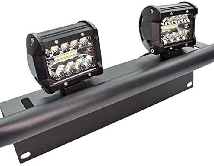 Wellvie LED Trubkový Nárazník s Pracovní SPZ a Držákem Univerzální pro Land a Jiné Auto Autodoplňky Světlo, Světlo, Sada, Černá, Cruiser, Hiace,