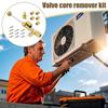 Valve Core Remover Core Extractor And Installer HVAC Valve Remover Installer Tool For Refrigeration Service Air Conditioning
