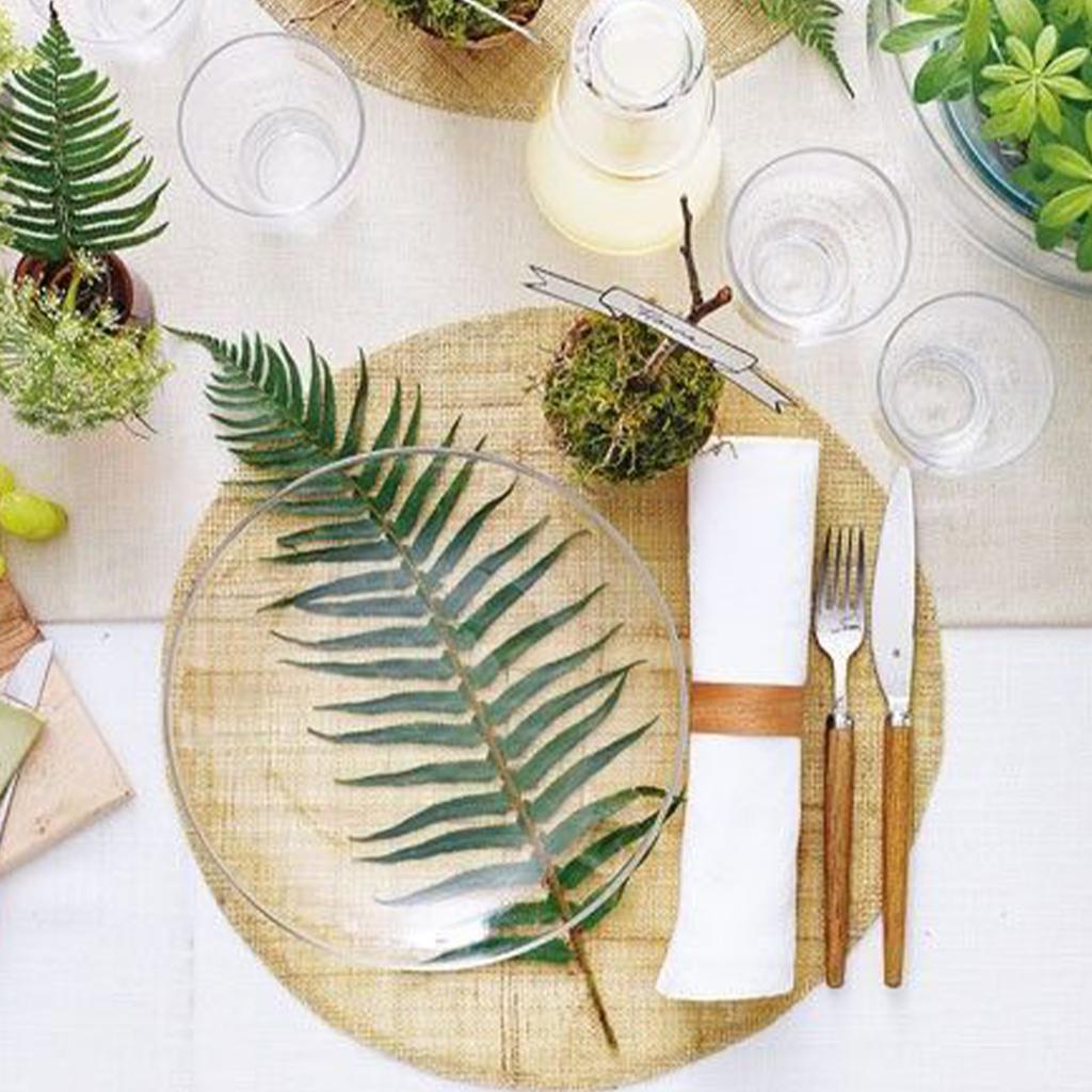 10pcs Round Natural Jute Burlap Fabric Table Mat Tea Cup Coaster Pads Vintage Rustic Wedding Decoration Christmas Party Supplies