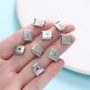 1pcs/lot Stainless Steel Five-Pointed Star Italian Links Fit 9x10mm Bracelets for DIY Bracelets Jewelry Making Accessories