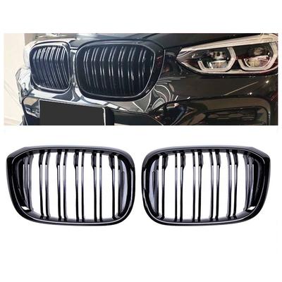 2 szt. Błyszcząca Czarna Przednia Maskownica Nerki Zderzaka Do BMW X4 G02 2020 Przednia Maskownica Maskownice Wyścigowe Akcesoria Samochodowe