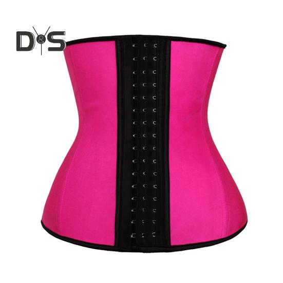 

Женский корсет бесшовный утягивающий пояс с завязками ультра мягкий пояс для талии большой поддержки спины корректирующее белье L розы красного