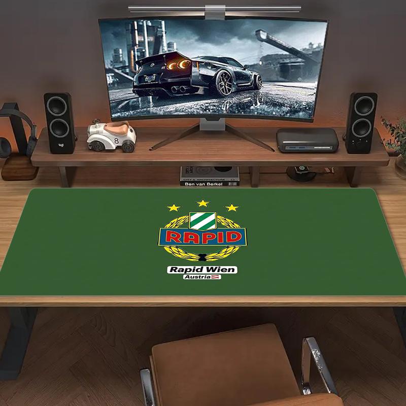 Sk Rapid Wien Mouse Pad Large Gaming Table Cushion Nonslip Laptop Tablet Big Mousepad Xxl Mat Mini Pc Playmat With Lock Edge