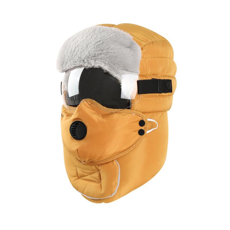 New Lei Feng Hat for Men and Women In Winter Cold Protection Ear Protection Northeast Outdoor Cycling Windproof Warmth Plush Velvet Thickened Hat