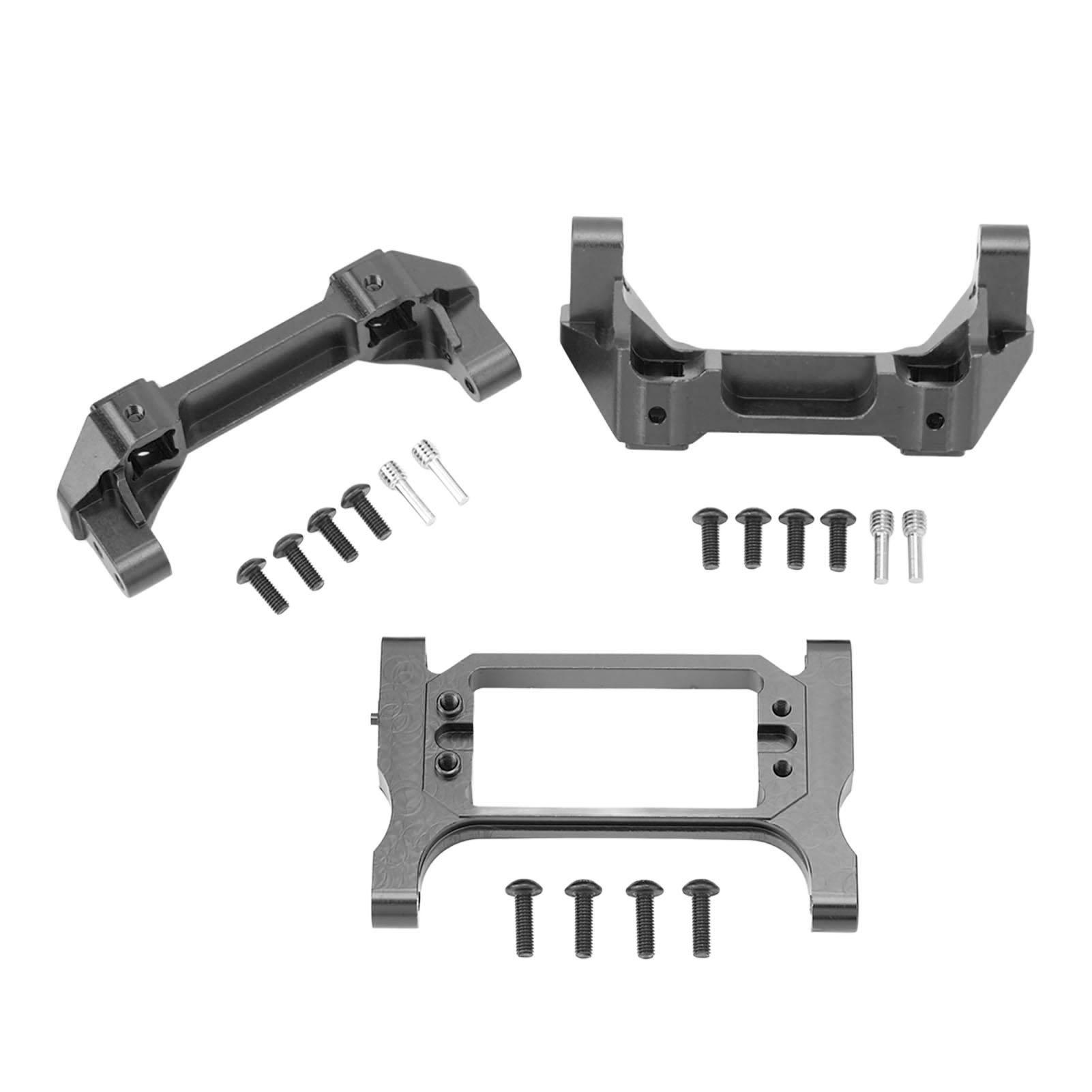 

RC Front Rear Bumper Mount Servo Mount Set Aluminum Alloy Bumper Mount Servo Mount for Traxxas 110