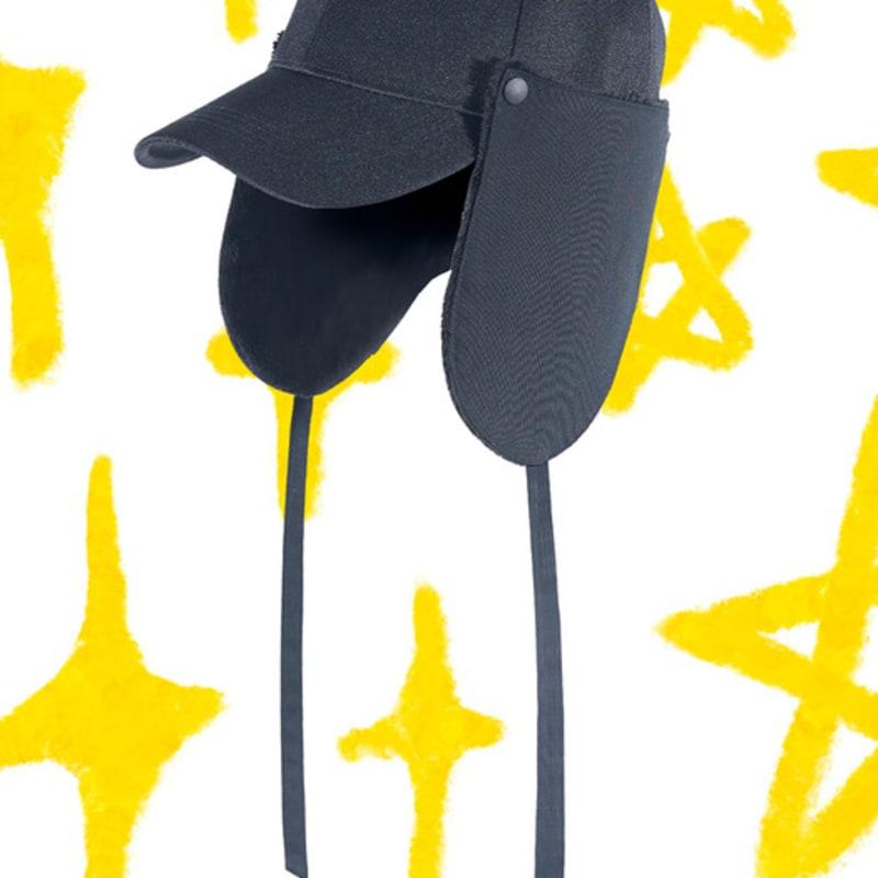 

C Wear кепка-ушанка Genius ЧЕРНАЯ / Флап из вельбоа BASIC