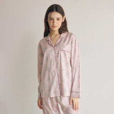 Lunaluz Women S Long Sleeve Collar Two Piece pajamaS