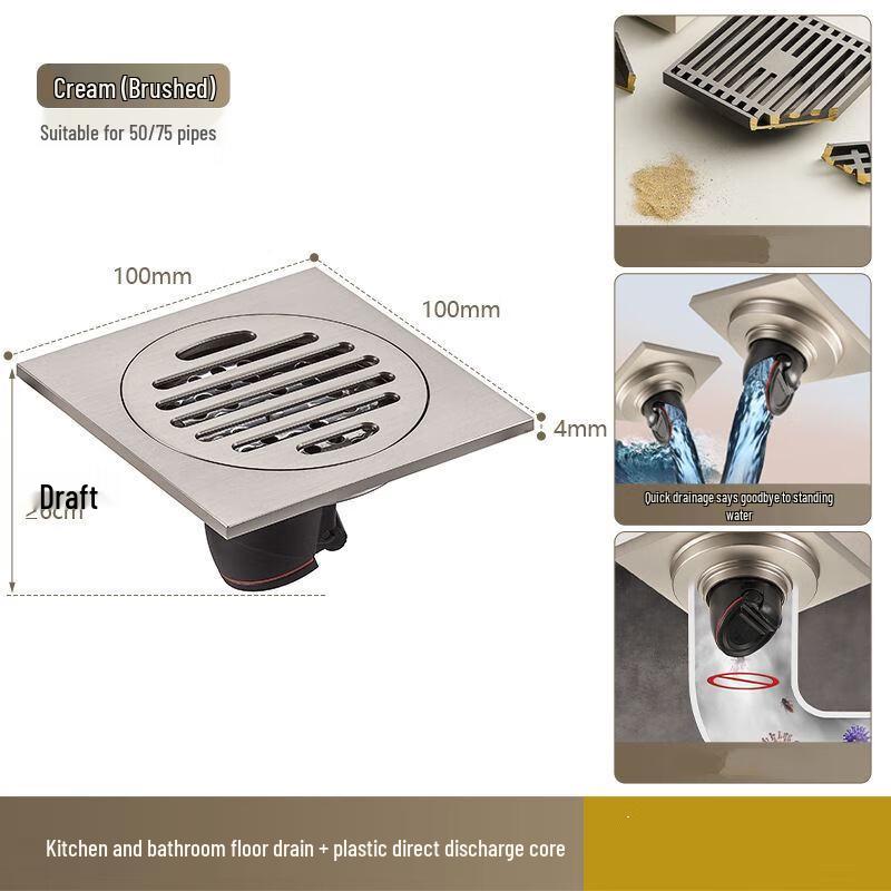 Shengbai Round Direct Drain Floor Drain