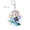 Identity V Anime KeyChain Apollo Joseph Desaulniers Grace Margaretha Zelle Men Key Chain for Women Acrylic Keyring Pendant Gifts