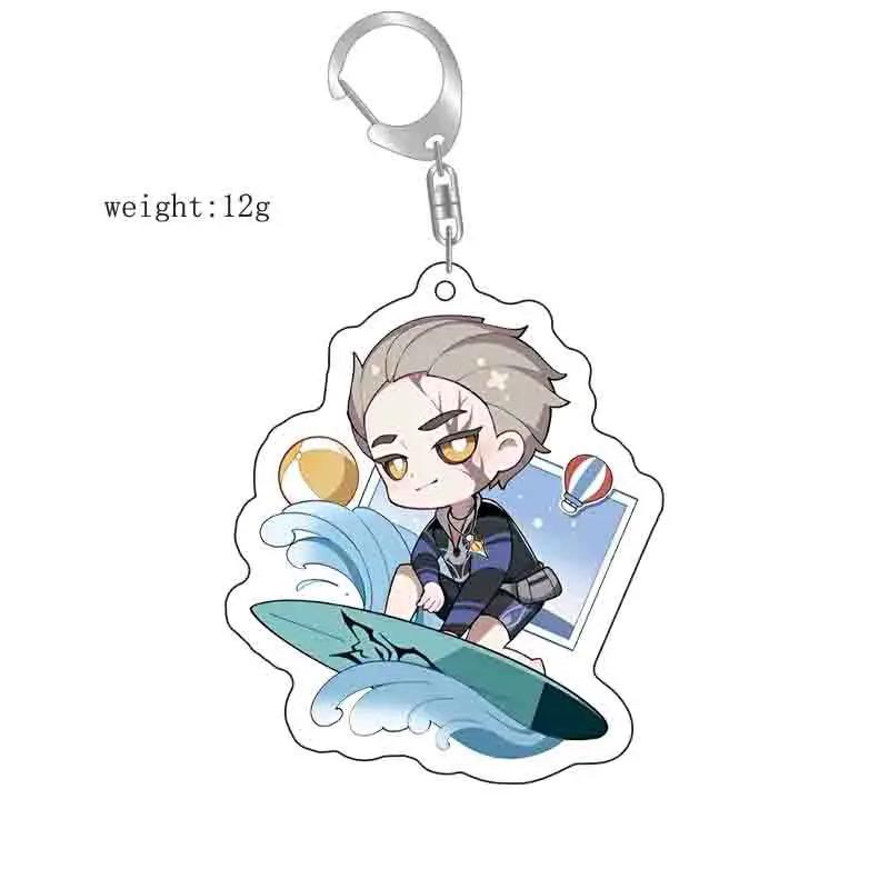 Identity V Anime KeyChain Apollo Joseph Desaulniers Grace Margaretha Zelle Men Key Chain for Women Acrylic Keyring Pendant Gifts