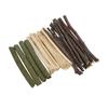 Hamster Chew Toy Set Safe Non Toxic Apple Branch Grass Stick Sweet Bamboo Mixed Molar Sticks