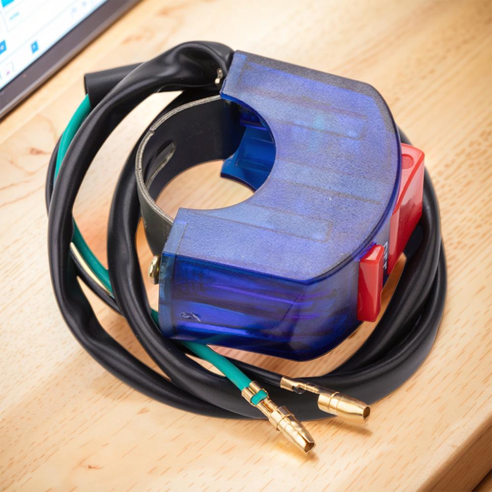 ON/OFF Button Handlebar Modified Headlight Switch Headlight Flameout Handlebar Button for ATV Bike Motorcycle Accessories