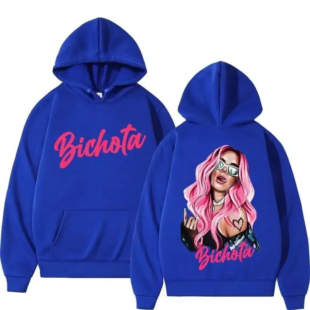 Female Singer Karol G Hoodies Manana Sera Bonito Printing Hoodie Bichota Multi-colors Sweatshirts Y2k Fleece Hoody for Men Women