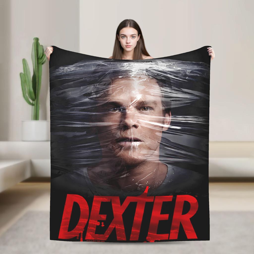 Dexter  Warm Soft Blanket  Kids Plush Throw Blanket Fluffy Couch Chair Flannel Bedspread Sofa Bed Cover