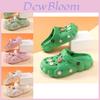 Adorable Cloud Print Childrens Eva Slip-on Sandals For Summer Comfortable Lightweight Breathable Non-slip Beach Shoes