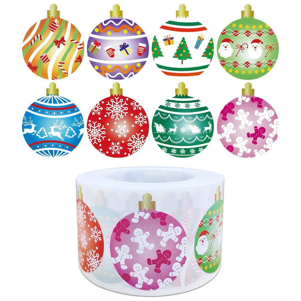 100-500Pcs High-Quality Merry High-Quality Christmas High-Quality Sticker High-Quality Christmas High-Quality Party High-Quality Holiday