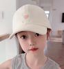 Adjustable Kids Baseball Cap with Ponytail Hole Breathable Cotton Material Lightweight Durable Sun Protection Hat for Children