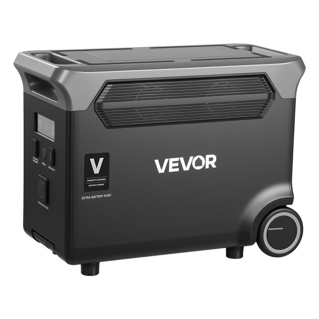 Extra Battery for Portable Power Station, 3840Wh LiFePO4 Extra Expansion Battery with 3 Output Ports for Home Use, Outdoor Camping, Road Trips, RVs,