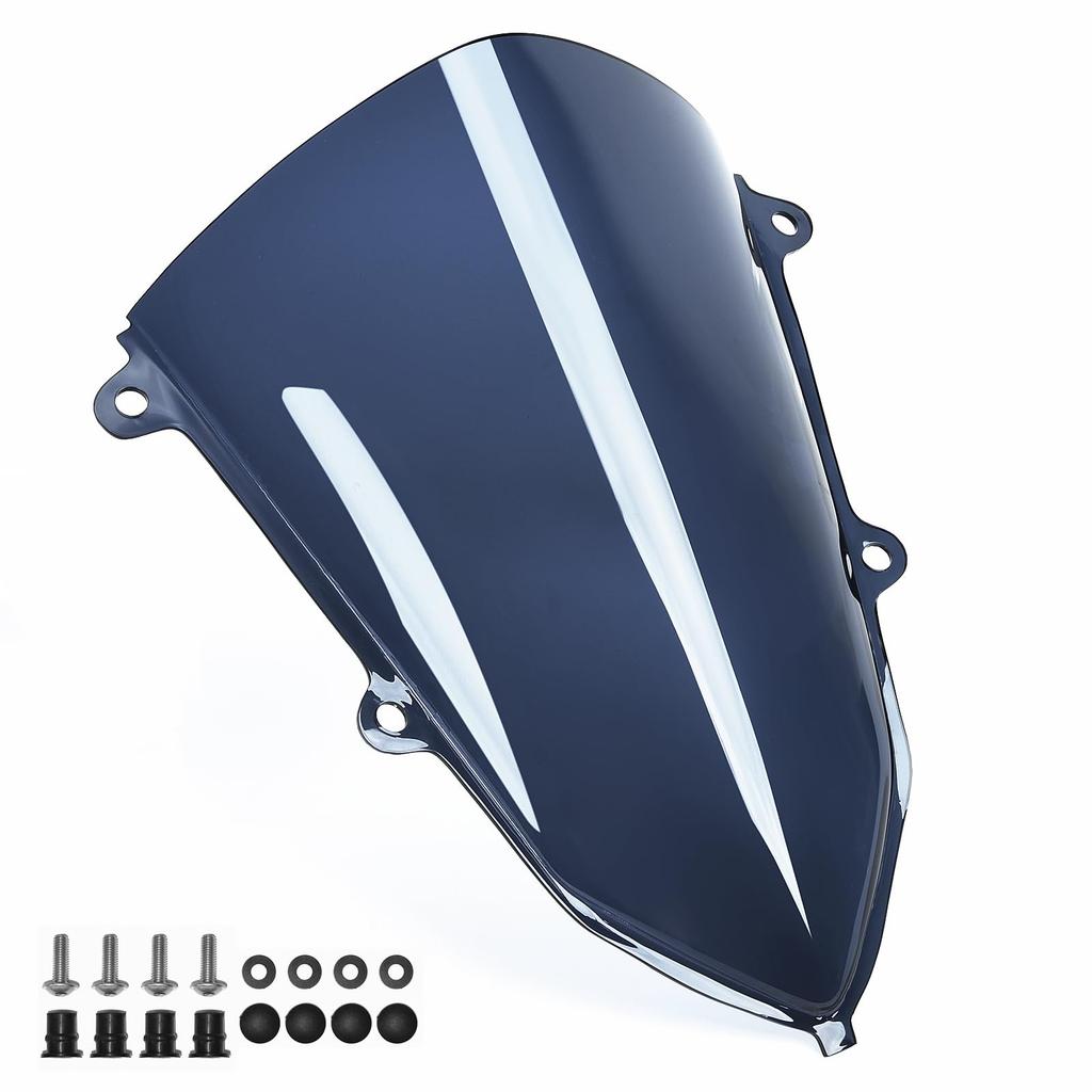 WOOGA Motorcycle Windshield Windshield Screen Panel Spoiler for Honda CBR400R CBR500R CBR 400R CBR 500R 2019 2020 2021 2022 2023 2024 Easy To Install