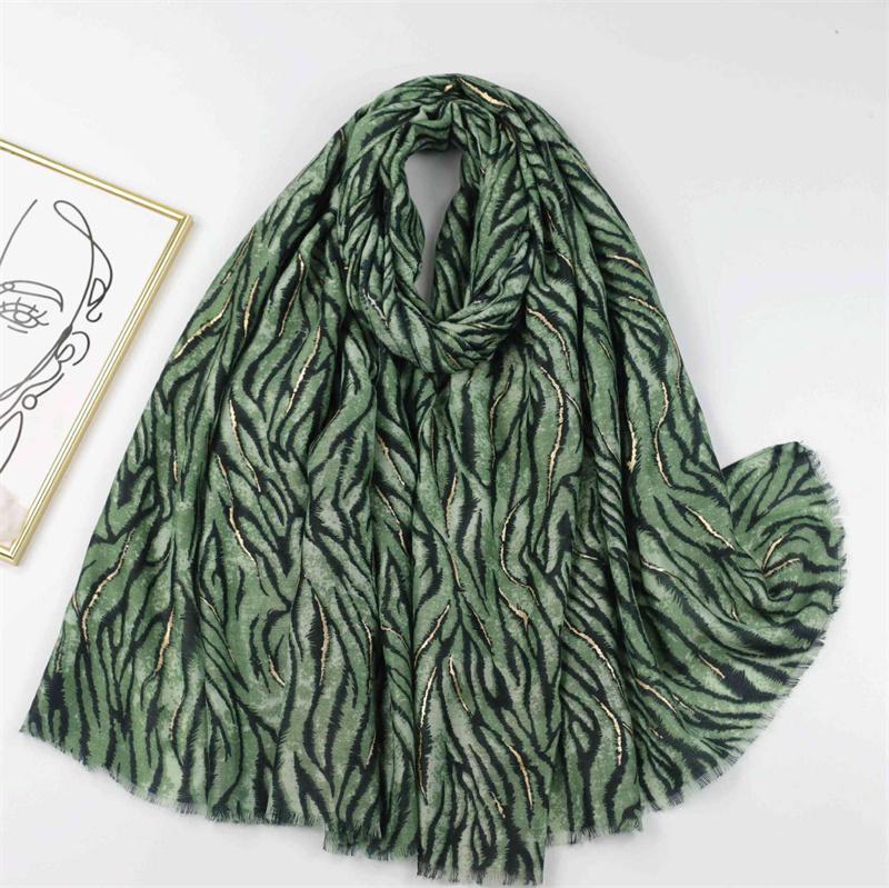 Winter Thick Viscose Scarves Women Sexy Leopard Zebra Fringe Shawls And Wraps Pashmina Stole Bufandas Muslim Sjaal 180*90Cm