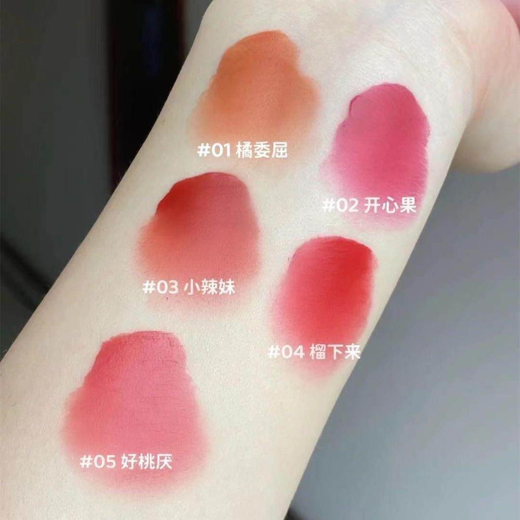 Judydoll Velvet Lip Glaze Matte Lipstick - Silky Hydrating Waterproof Long-Lasting Plump Lip Clay Cosmetics for Smooth Lip Powde