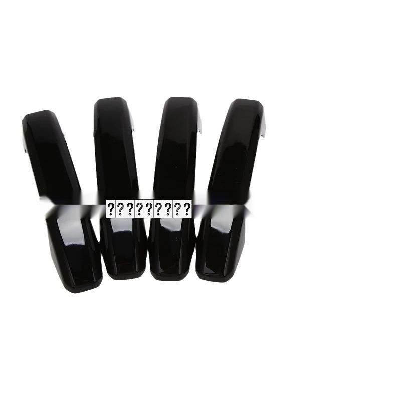 Glossy Black Door Handle Stickers for 14-20 Silverado/Sierra