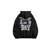 Oversized Anime Print Hooded Sweatshirt Unisex Streetwear Loose Fit Heavyweight Pullover Fall