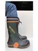 Men's High-Top Steel-Toe Puncture-Proof Rubber Rain Boots – All-Season, Anti-Smash, Soft Protective Footwear