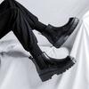men luxury fashion chelsea boots  designer shoes punk hip hop dress cowboy original leather boot platform ankle botas male