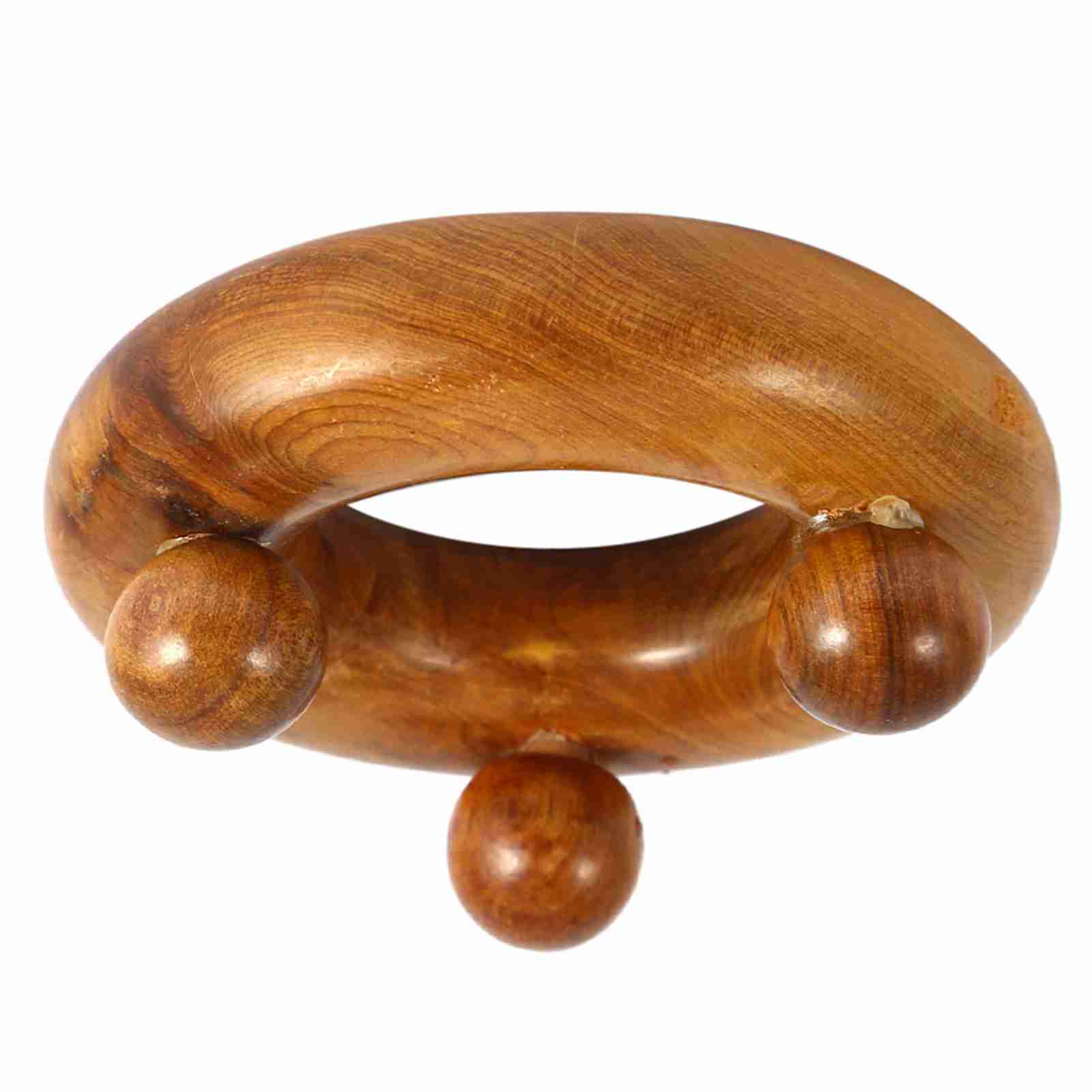 

Ароматный деревянный тайский рефлексотерапевтический массажер гексагональный акупунктурный терапевтический ручной массажный инструмент (# 1)