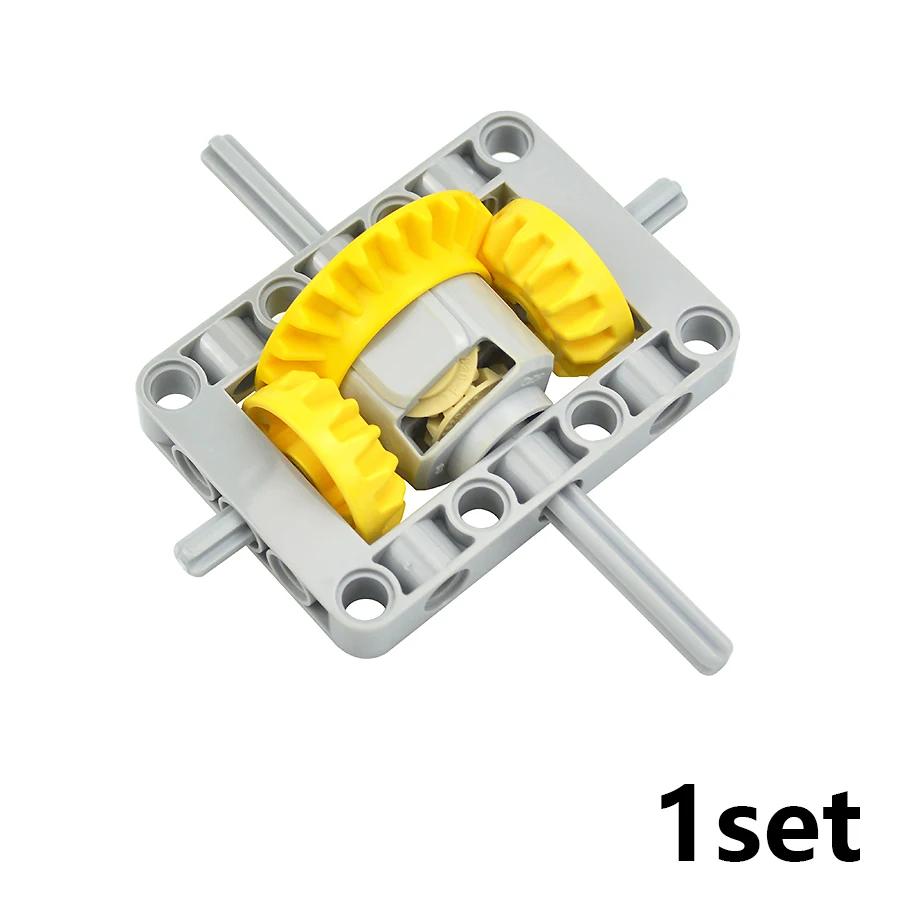 High-Tech-Teil Differentialgetriebe MOC Technisches Differential Bausteine Mechanisches Spielzeug Kompatibel mit 6573 62821 65414