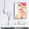 Piękna dziewczyna sztuka plakat płótno malarstwo moda makijaż obraz dekoracja ścienna salon piękności sztuka ścienna płótno malarstwo HD2912