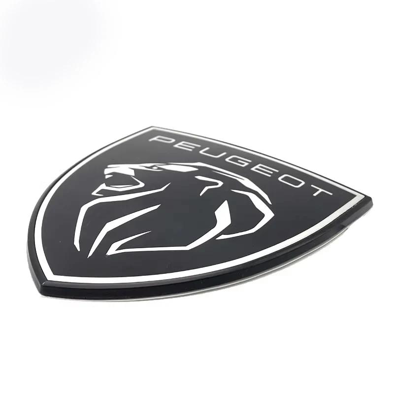 Car Sticker 3D Metal Badge Trunk Body Window Side Decoration for Peugeot 408 4008 308 3008 Rifter 5008 508 2008 208 301 RCZ 407 HGH3