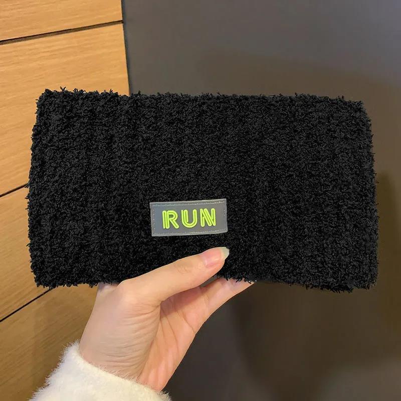 Knitted Headband Women S Autumn And Winter Daily  Wearing Strap Headband Wide Edge Ear Protection Warm as the picture
