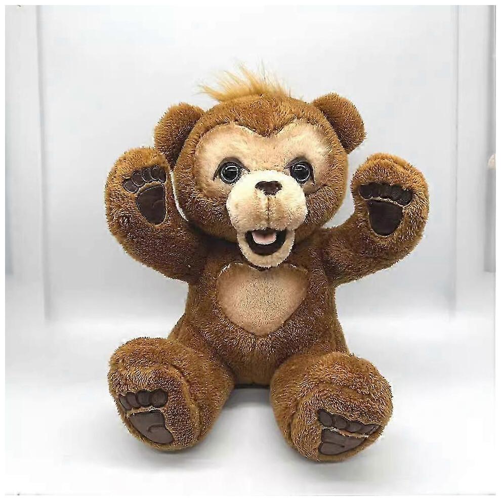 Aiyi-Interactive Music Plush Toy Soft Plush Teddy Bear Stuffed Doll Children's Birthday Gift (40cm)