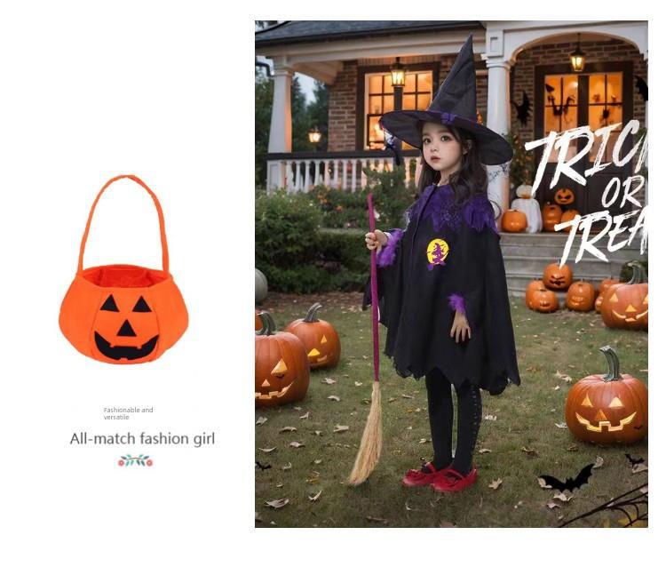 Halloween Witch & Vampire Costume Set for Girls: Cloak Cape Cosplay