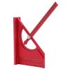 3D Woodworking Angle Ruler Half Round Triangular Ruler Multi Angle Measuring Square Protractor 0 180 Degree Adjustable