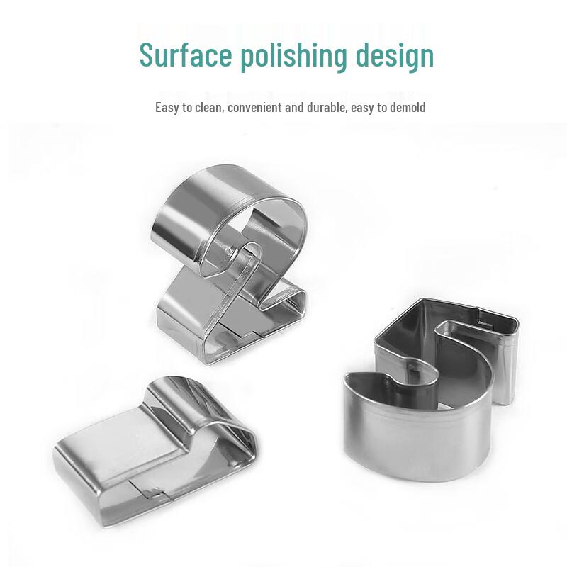 Stainless Steel Number Cookie Cutter Set