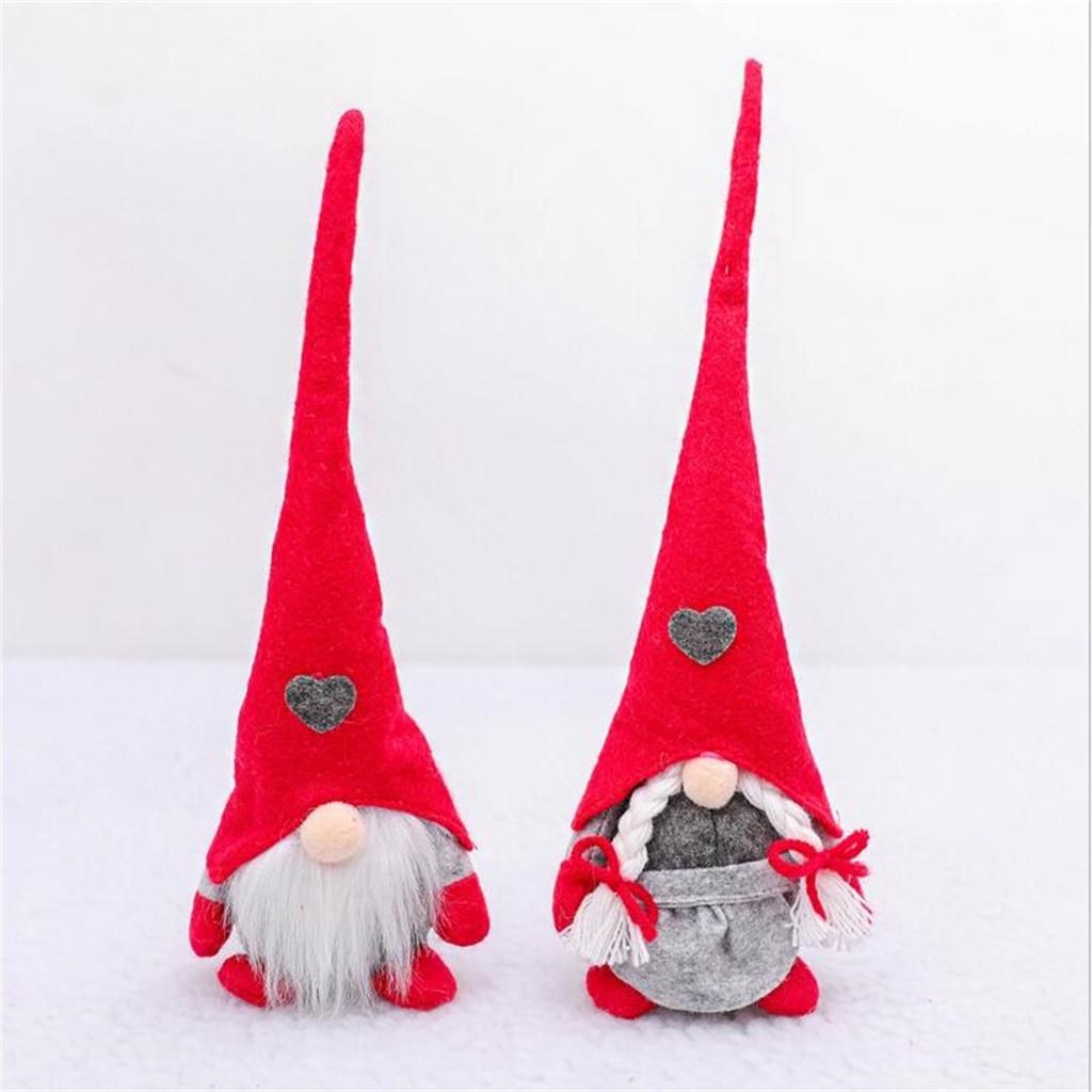 

Рождество Рудольф Лес Старик Любовь Стоящая Кукла Безликая Кукла Украшение One Size