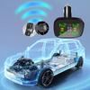 Tire Pressure Monitoring System Cigarette Lighter Tyre Temperature Monitor Wireless TPMS for Car Sedan SUV