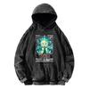 Anime Demon Slayer Kamado Tanjirou Cool Print Hooded Men Women Washed Cotton Hoodies Harajuku Male Kimetsu No Yaiba Sweatshirt