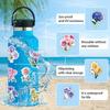 200-Count Holographic Flower Laser Glitter Stickers - Cartoon Style with Hot Stamping for Gift Box Sets