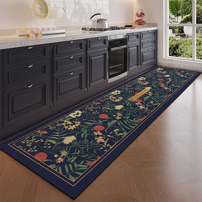 American Vintage Kitchen Mat Durable And Easy To Maintain Hallway Runner Bedside Rug For Bedroom Home Decor