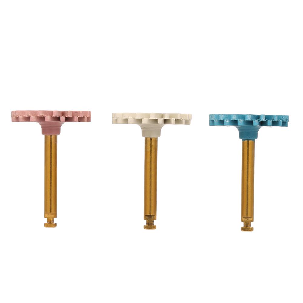 6pcs/set Silicone Polishing Disc Diamond RA Composite Ceramic Zirconia Polishers Sets