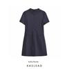 Kaslead New Arrival Women's Clothing Fashion Style Fashion Pinstripe Elegant Short Sleeve Dress 9363307
